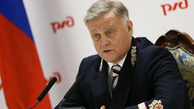 Президент ОАО РЖД Владимир Якунин. Архивное фото