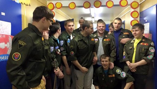 Студенческий строительный отряд на строительстве космодрома Восточный. Архивное фото Студенческий строительный отряд на строительстве космодрома Восточный. Архивное фото