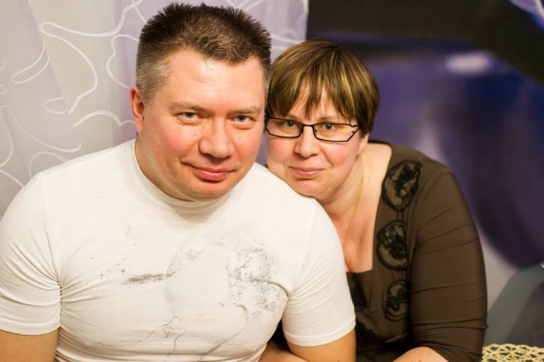 Приемные родители Александр и Ирина