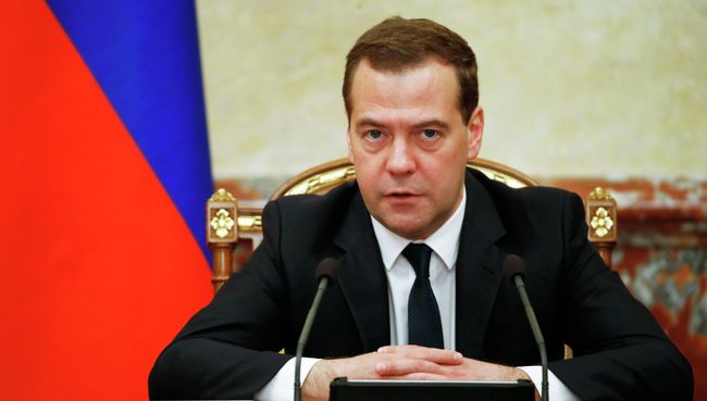 Председатель правительства России Дмитрий Медведев. Архивное фото