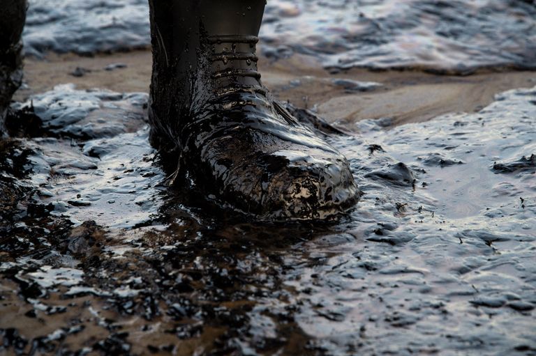 Утечка нефти в Калифорнии, США Утечка нефти в Калифорнии, США
