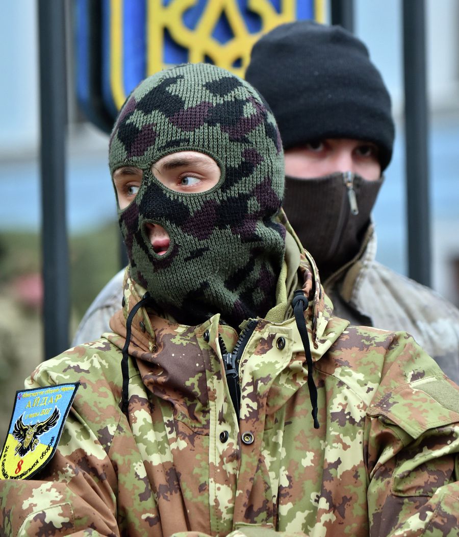 Боец батальона Айдар