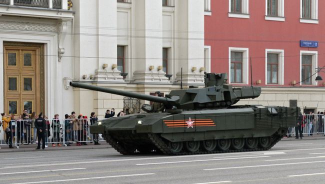 Репетиция военного парада в Москве в ознаменование 70-летия Победы в Великой Отечественной войне 1941-1945 годов. Архивное фото