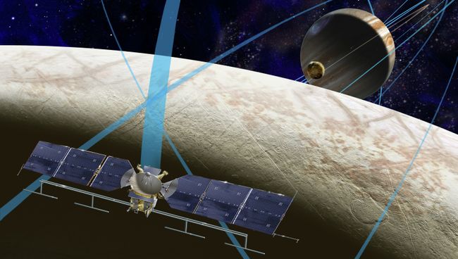 Europa – художественное изображение будущей миссии к Европе Europa – художественное изображение будущей миссии к Европе
