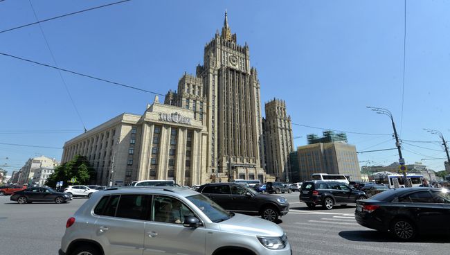 Здание Министерства иностранных дел РФ в Москве. Архивное фото Здание Министерства иностранных дел РФ в Москве. Архивное фото