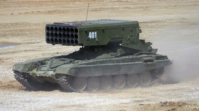 Тяжелая огнеметная машина ТОС-1А Солнцепек Тяжелая огнеметная машина ТОС-1А Солнцепек
