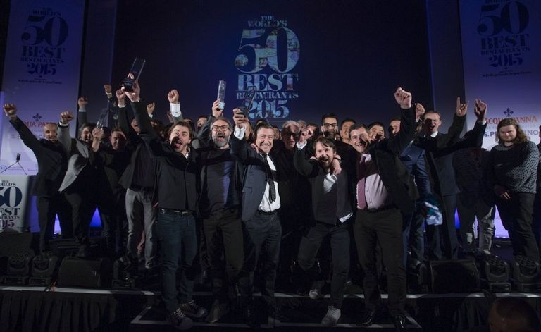 Торжественное вручение ресторанного Оскара — премии The World`s 50 Best Restaurants 2015 sponsored by S.Pellegrino & Acqua Panna