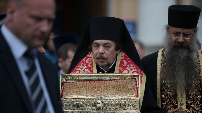 Прибытие ковчега с десницей святого великомученика Георгия Победоносца в Санкт-Петербург Прибытие ковчега с десницей святого великомученика Георгия Победоносца в Санкт-Петербург