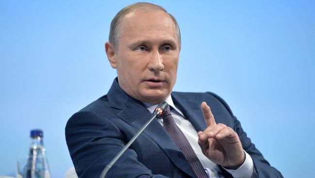 Президент России Владимир Путин. Архивное фото