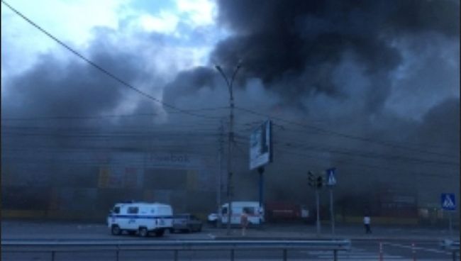 Пожар в торговом центре Авалон в Иркутске Пожар в торговом центре Авалон в Иркутске