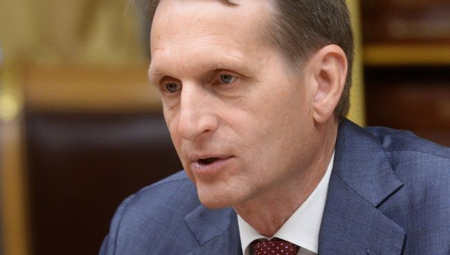 Председатель Государственной Думы РФ Сергей Нарышкин. Архивное фото Председатель Государственной Думы РФ Сергей Нарышкин. Архивное фото