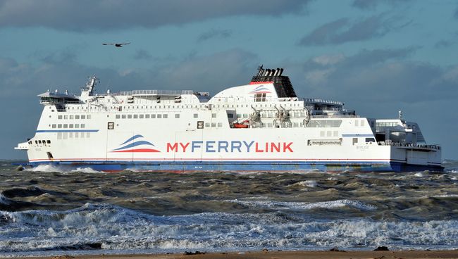 Паром французской судоходной компании Myferrylink. Архивное фото Паром французской судоходной компании Myferrylink. Архивное фото