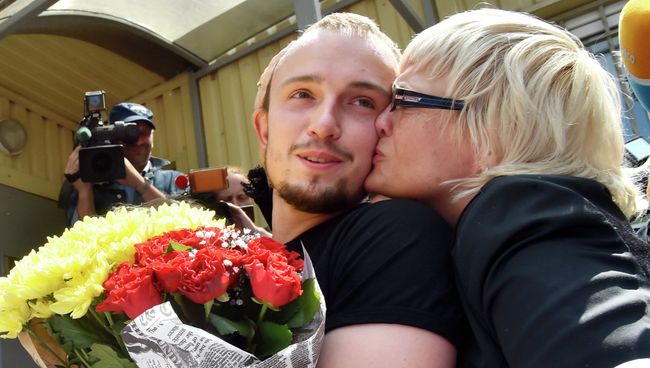 Денис Полищук, подозреваемый в убийстве украинского журналиста Олеся Бузины. Архивное фото