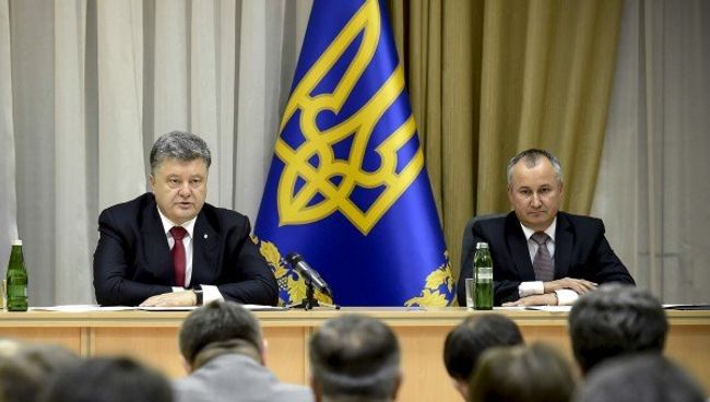 Петр Порошенко и Василий Грицак. Архивное фото Петр Порошенко и Василий Грицак. Архивное фото
