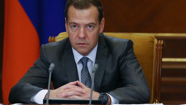 Председатель правительства России Дмитрий Медведев. Архивное фото