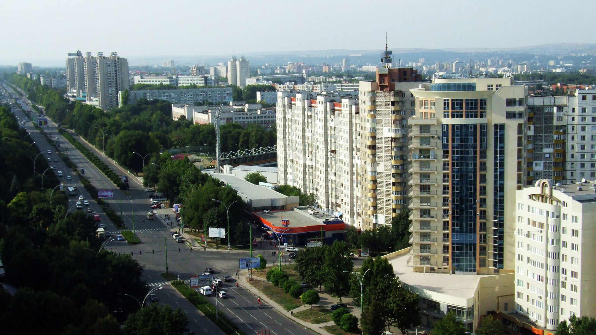 Вид на одну из улиц Кишинева, Молдавия Вид на одну из улиц Кишинева, Молдавия - РИА Новости, 1920, 21.08.2023