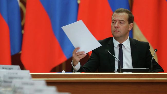Председатель правительства РФ Дмитрий Медведев. Архивное фото