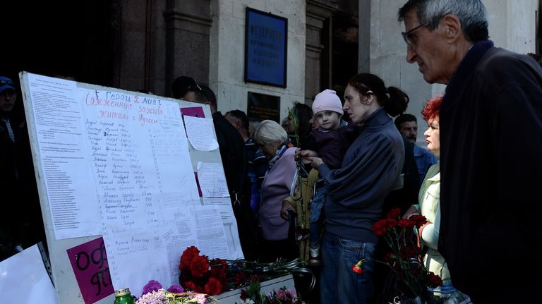 Похороны погибших в результате трагических событий в Одессе 2 мая Похороны погибших в результате трагических событий в Одессе 2 мая