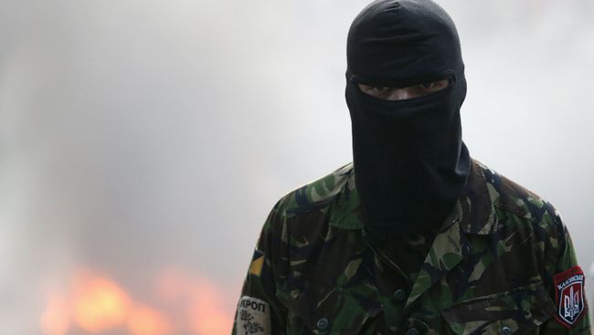 Активист радикальной организации Правый сектор