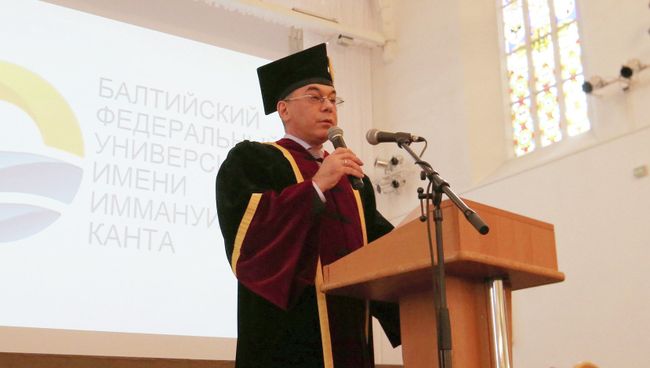 Ректор Балтийского федерального университета имени Иммануила Канта, профессор Андрей Клемешев