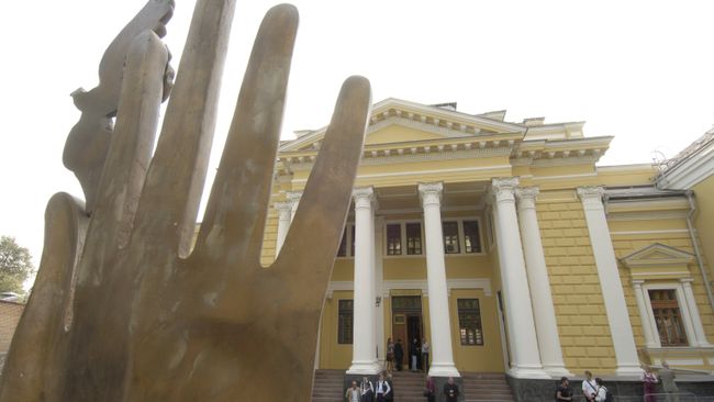 Ввод в эксплуатацию Московской хоральной синагоги. Архивное фото Ввод в эксплуатацию Московской хоральной синагоги. Архивное фото
