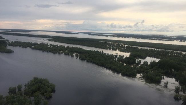 Район поиска пропавшего вертолета Ми-8 в Сургутском районе. Архивное фото