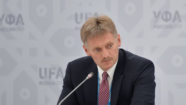 Брифинг Пресс-секретаря Президента Российской Федерации Дмитрия Пескова. Архивное фото