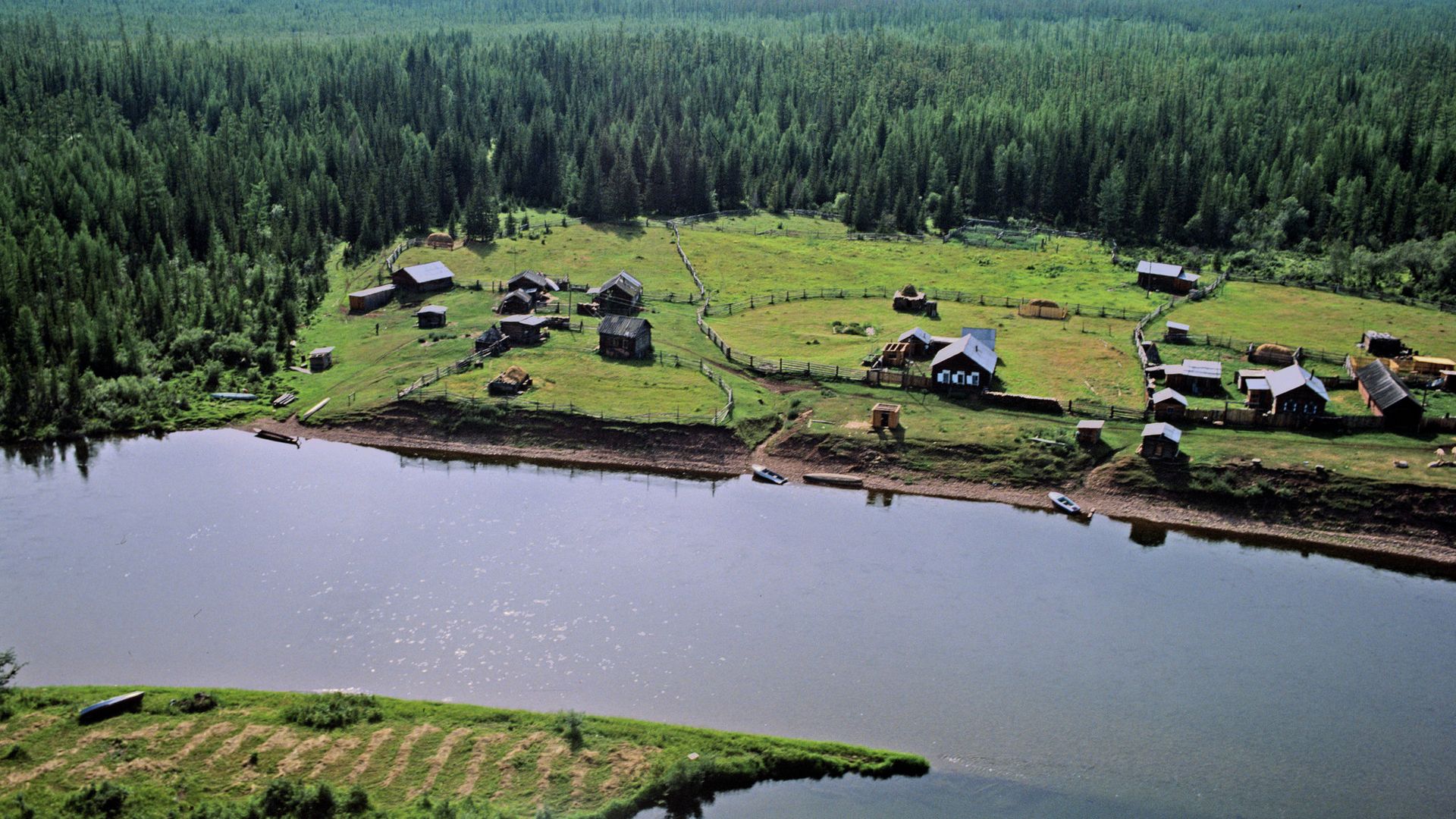 Река Лена в Якутии Река Лена в Якутии - РИА Новости, 1920, 05.06.2022