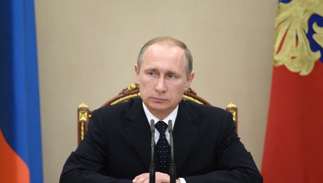 Президент России Владимир Путин. Архивное фото