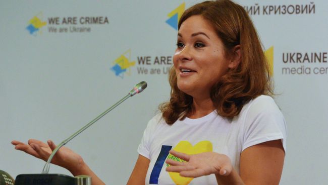 Пресс-конференция Марии Гайдар в Киеве Пресс-конференция Марии Гайдар в Киеве