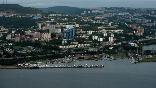 Вид на город Владивосток Вид на город Владивосток