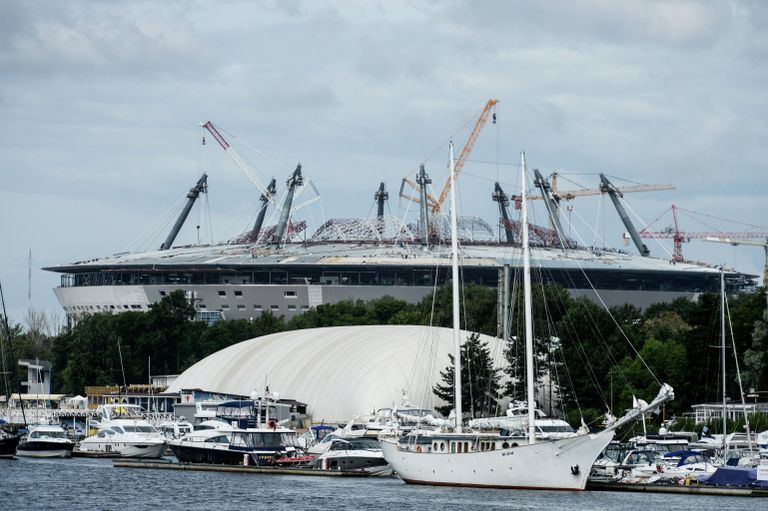 Строительство стадиона Зенит-Арена на Крестовском острове Строительство стадиона Зенит-Арена на Крестовском острове