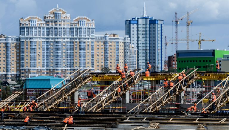 Строительство стадиона Мордовия Арена в Саранске для проведения матчей чемпионата мира по футболу 2018 года Строительство стадиона Мордовия Арена в Саранске для проведения матчей чемпионата мира по футболу 2018 года