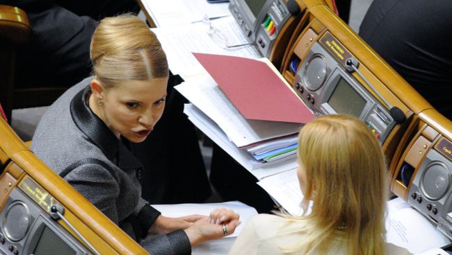 Лидер партии Батькивщина Юлия Тимошенко. Архивное фото