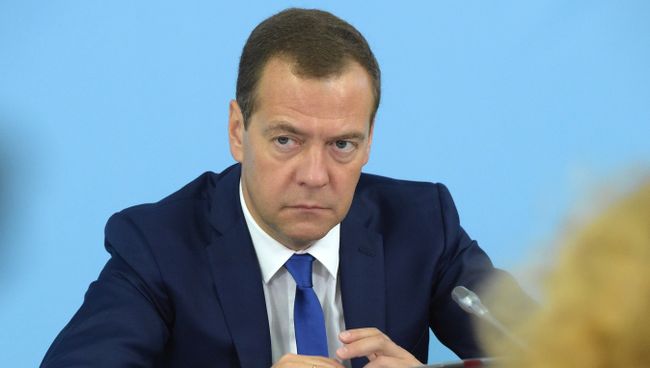 Председатель правительства России Дмитрий Медведев. Архивное фото