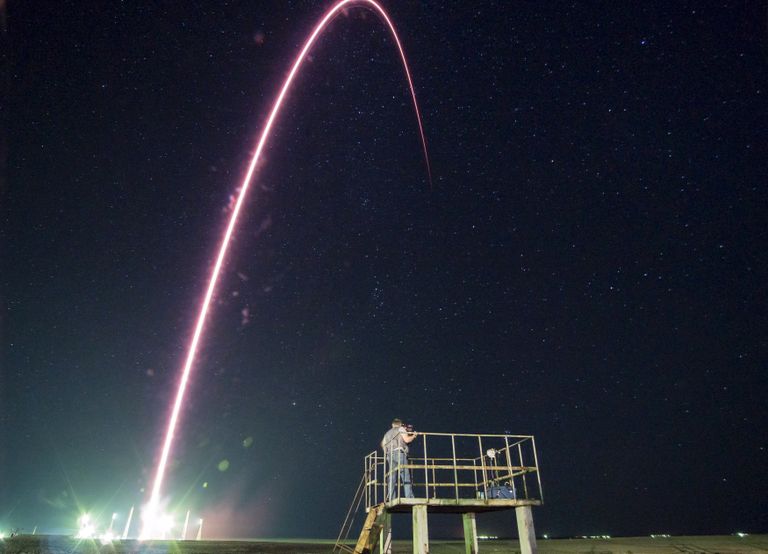 Старт космического корабля Союз ТМА-17М с космодрома Байконур Старт космического корабля Союз ТМА-17М с космодрома Байконур