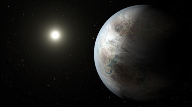 Так художник представил себе экзопланету Kepler-452b Так художник представил себе экзопланету Kepler-452b