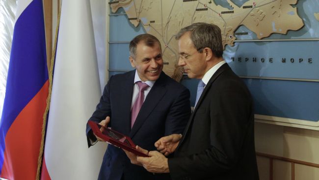 Визит французской делегации в Крым. Архивное фото