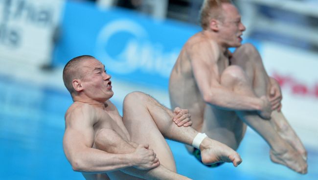 Чемпионат мира FINA 2015. Синхронные прыжки в воду. Мужчины. Трамплин 3м. Предварительный раунд Чемпионат мира FINA 2015. Синхронные прыжки в воду. Мужчины. Трамплин 3м. Предварительный раунд