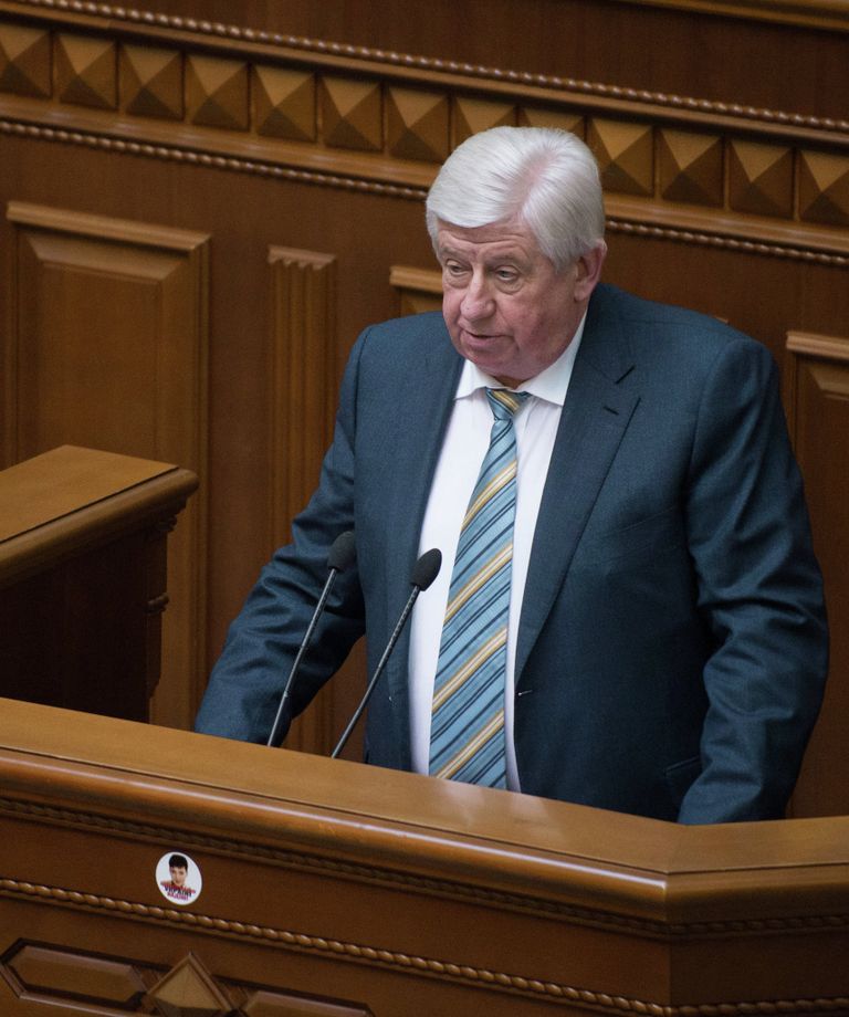 Виктор Шокин, назначенный на должность генерального прокурора Украины. 2015 год 