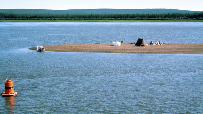 На реке Колыме. Архивное фото