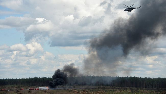 Вертолет Ми-28 потерпел крушение в Рязанской области