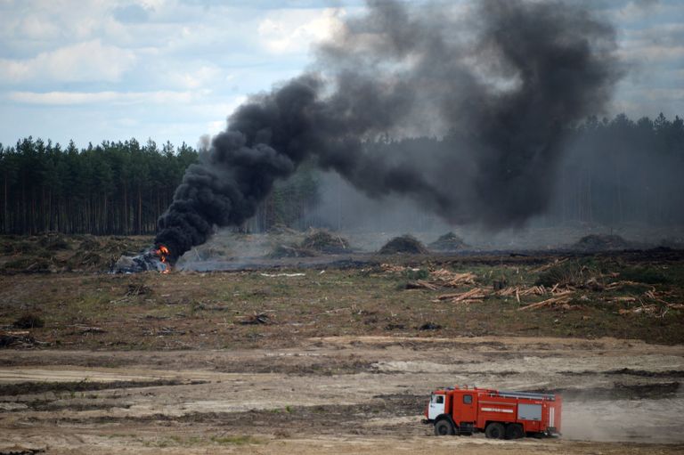 Вертолет Ми-28 потерпел крушение в Рязанской области Вертолет Ми-28 потерпел крушение в Рязанской области