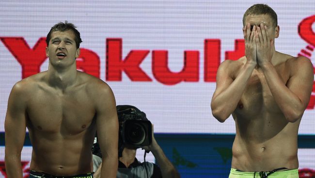 Чемпионат мира FINA 2015. Плавание. Первый день. Вечерняя сессия