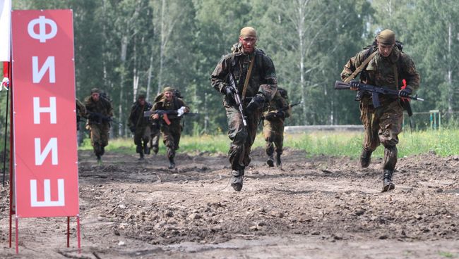 Всеармейский конкурс Отличники войсковой разведки в Новосибирске