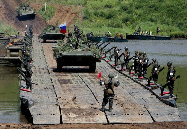 Учения подразделений 5-й общевойсковой армии ВВО Учения подразделений 5-й общевойсковой армии ВВО