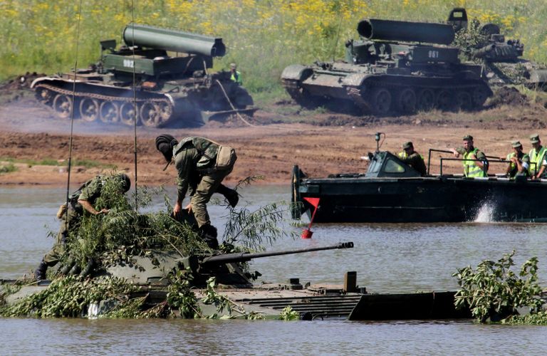 Учения подразделений 5-й общевойсковой армии ВВО Учения подразделений 5-й общевойсковой армии ВВО