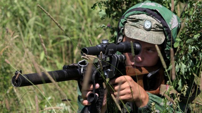 Военнослужащий ВВО. Архивное фото Военнослужащий ВВО. Архивное фото