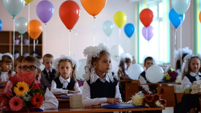 Начало учебного года в школах России. Архивное фото