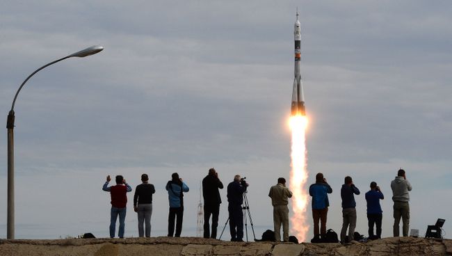 Старт космического корабля Союз ТМА-18М. Архивное фото